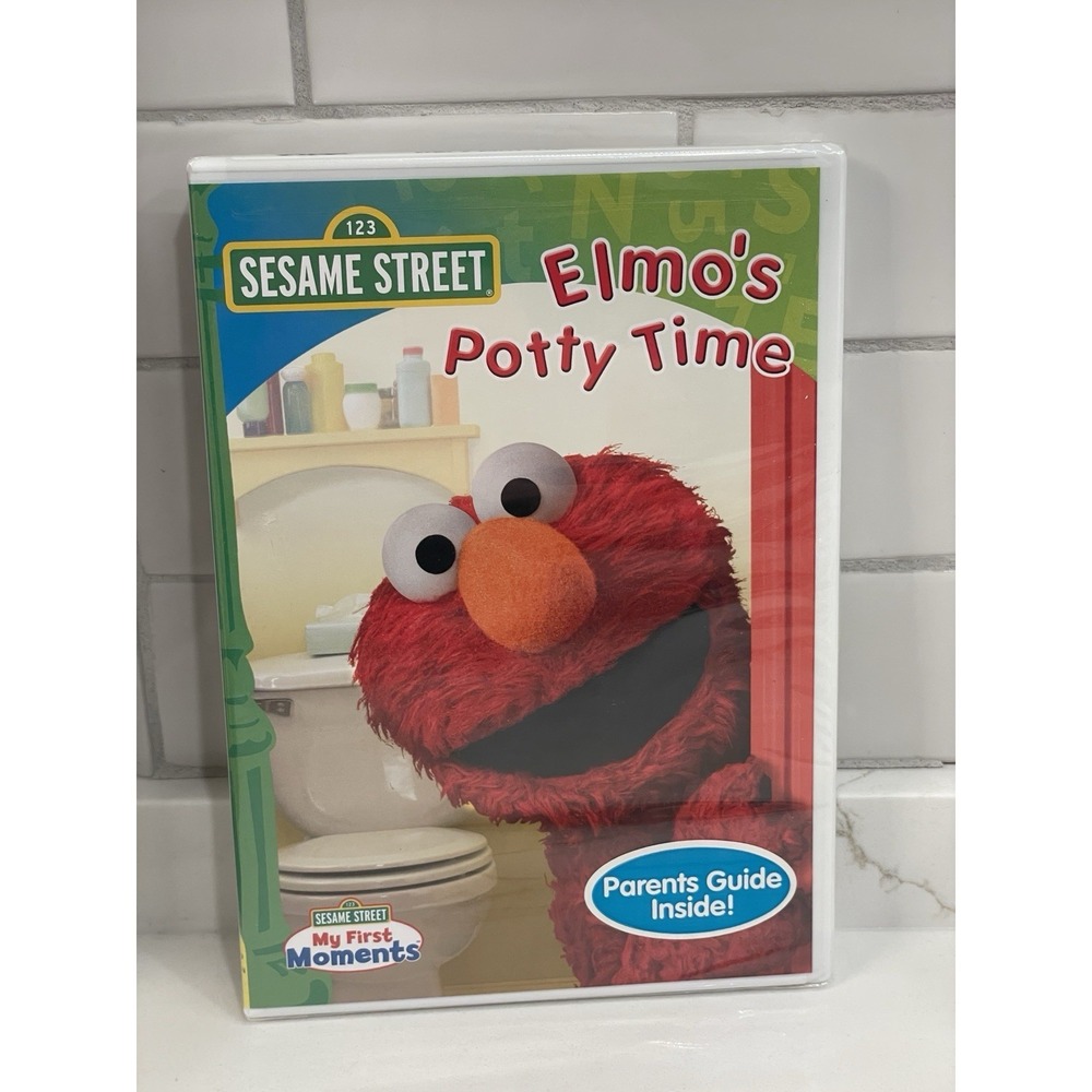 Elmo's Potty Time Sesame Street DVD Learn Potty Training 45 Min New Sealed‎
